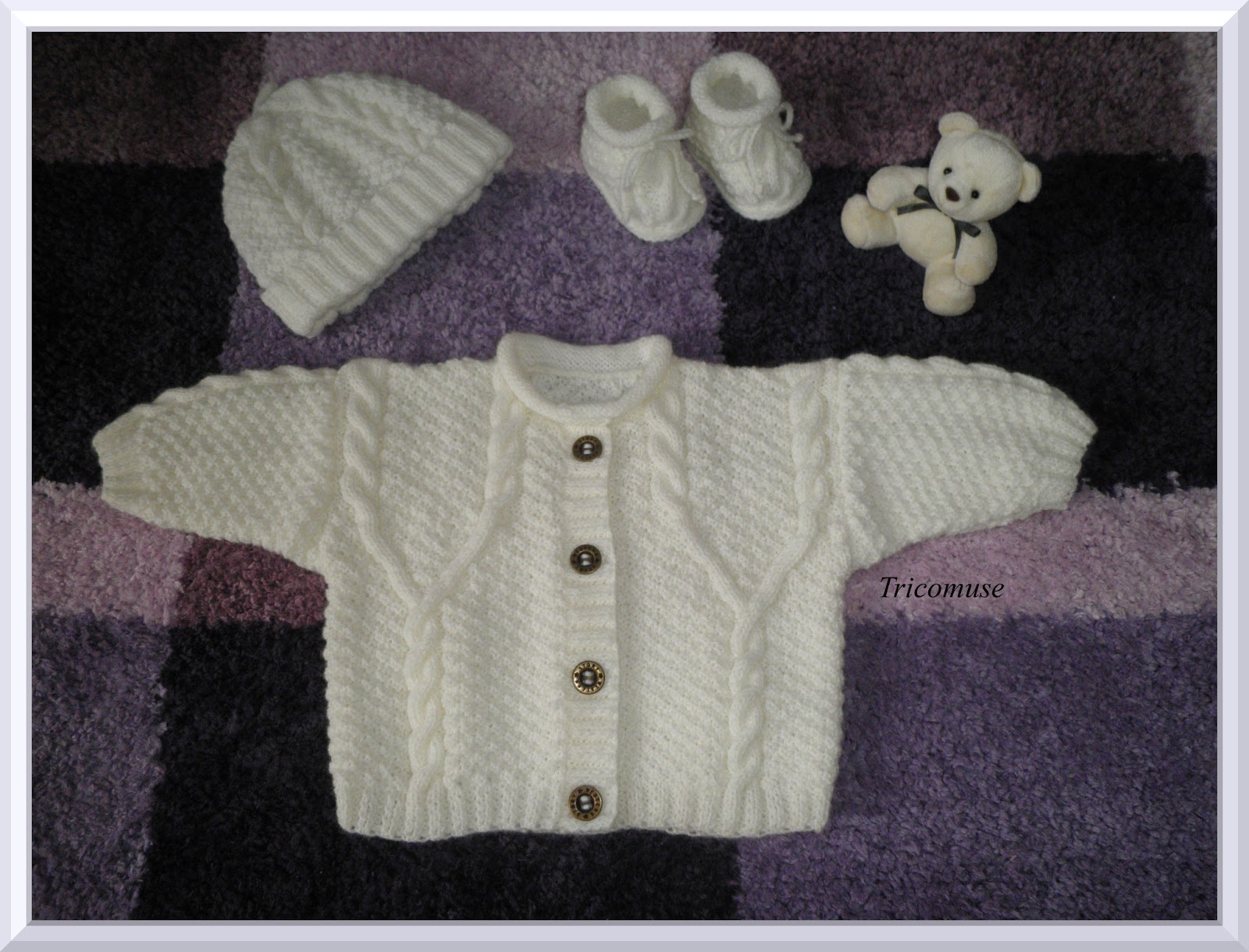 comment tricoter un gilet pour bebe